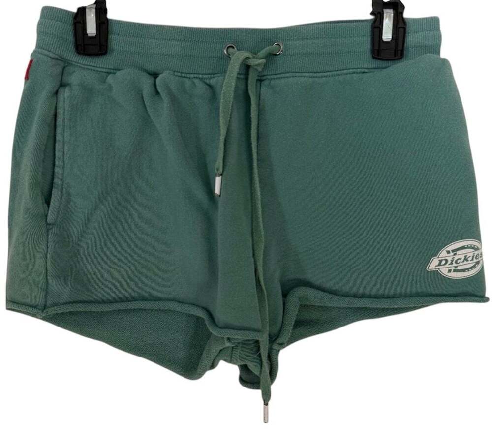 Dickies Junior’s Sweat Shorts in Green Size Medium